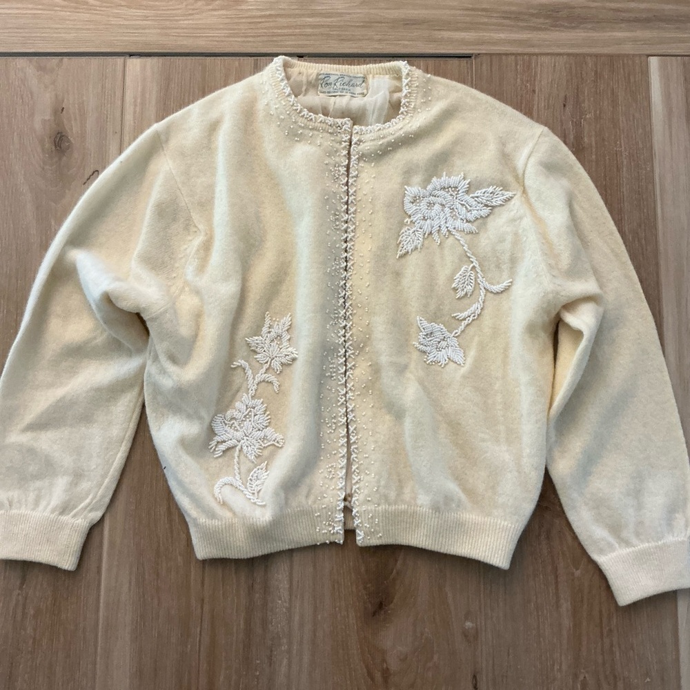 Vintage Ron Richard LambsWool Cardigan S